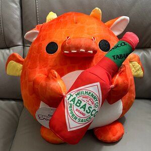 Zuru Snackles Super Sized 14” Dragon Tabasco Plush - Rare Find